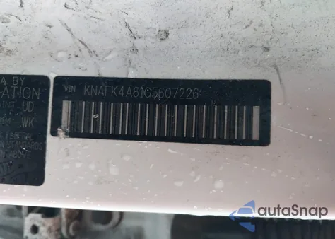 2016 Kia Forte Lx z USA, uszkodzony, nr VIN KNAFK4A61G5607226